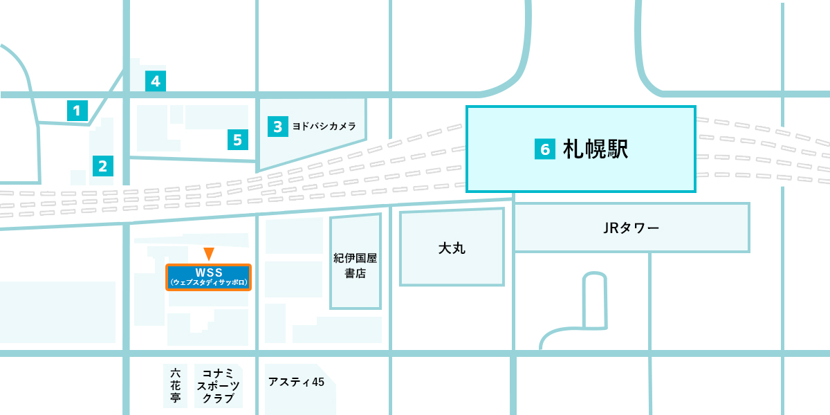 学校周辺のおすすめスポット地図